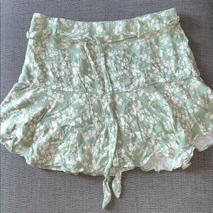 URBAN Romantics Mint Floral Skirt